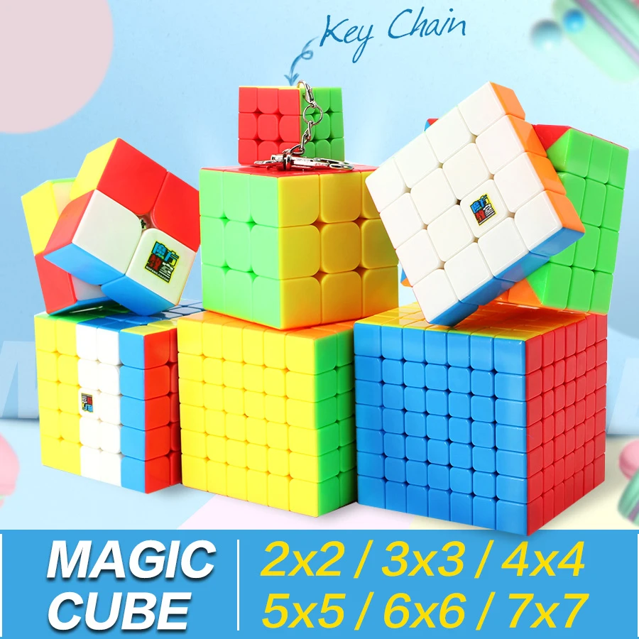 4 Rubix rubics Vengeance style 2X2 3X3 4X4 et 5X5 job lot mixte Cube 