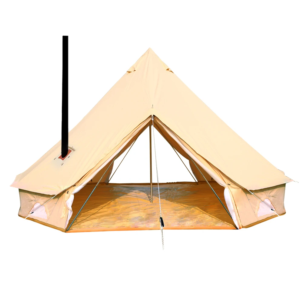 Play.do!4m-6m Double Doors Waterproof Cotton Bell Tent For 4-10 People  Camping Tent Wedding Tent Travel Tents 4 Season Tent - Tents - AliExpress