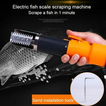 

Electric Fish Scale Scraper To Fish Scale Tool Automatic Fish Scale Planer Scale Scraper 12V Lithium Electric Fish Scale Scraper