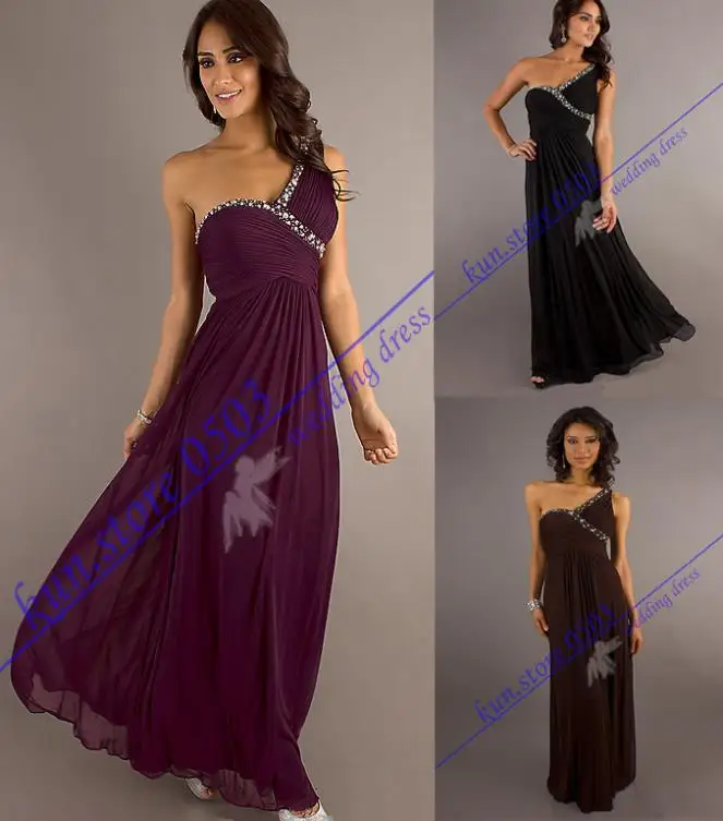 Gratis Verzending 2016 Nieuwe Ontwerp Hot Goedkope Een Schouder Crystal Sexy Vrouw Lange Zwarte Custom Formele Bruidsmeisje Jurken Gratis Verzending 2016 Nieuwe Ontwerp Hot Goedkope Een Schouder Crystal Sexy Vrouw Lange Zwarte Custom Formele Bruidsmeisje Jurken