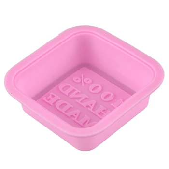 

Square Silicone Handmade Soap Mold, DIY Cake Mold (Color Ranly)