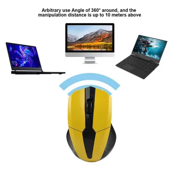 

1200DPI Adjustable Home Office Computer Game Optical Gaming Cordless Mice 2.4Ghz Wireless Mouse
