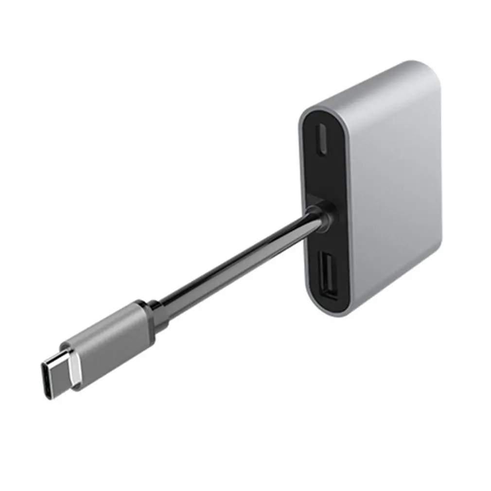Type-C-Hdmi Vga type C Hdmi Female Usb-C Turn Hdmi+ Vga четыре в одном соединительный кабель Usb-C Turn Hdmi+ Vga адаптер