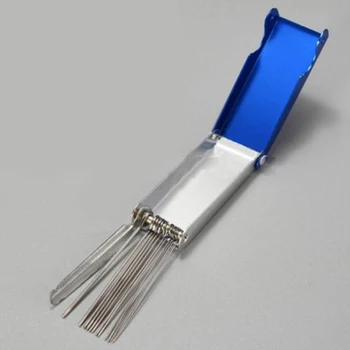 

Carburetor Jet Accessories Universal Motorcycle Practical Needle Files Steel Durable ATV Parts Portable Cleaning Tool Set