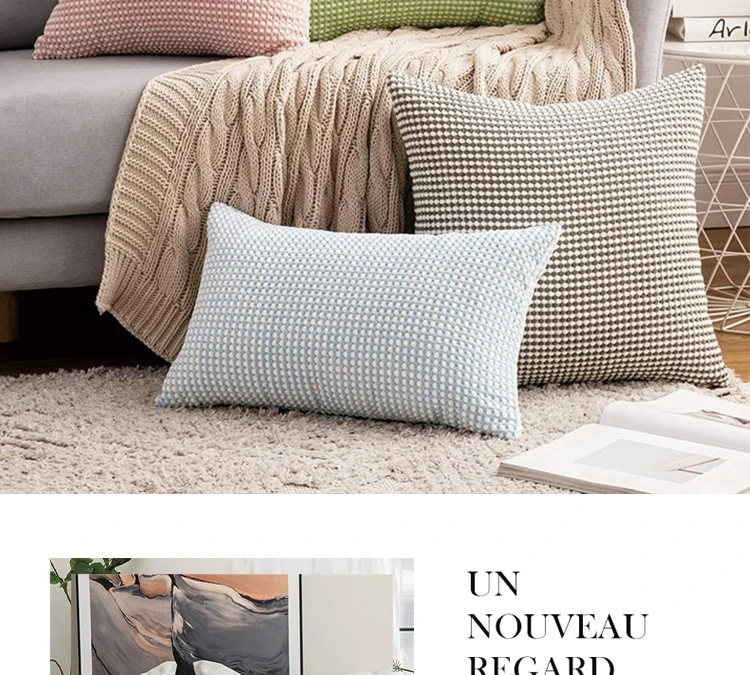 Soft Cushion Cover Velvet Pillow Cover Nordic Decorative Pillows 45x45cm For Living Room Bedroom Housse De Coussin Home Decor