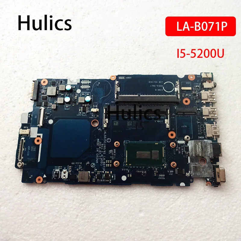 Материнская плата Hulics для DELL Dell Latitude 3450 3550 материнская ноутбука I5-5200U ZAL50/51/60/61 LA-B071P