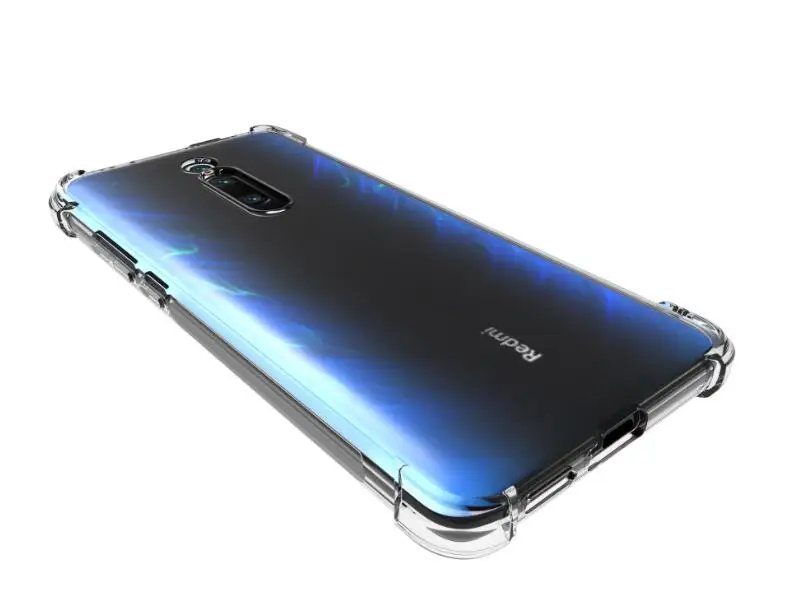 Для Xiaomi Redmi K30 Pro прозрачный чехол+ закаленное стекло Мягкий ТПУ гелевый защитный чехол для телефона