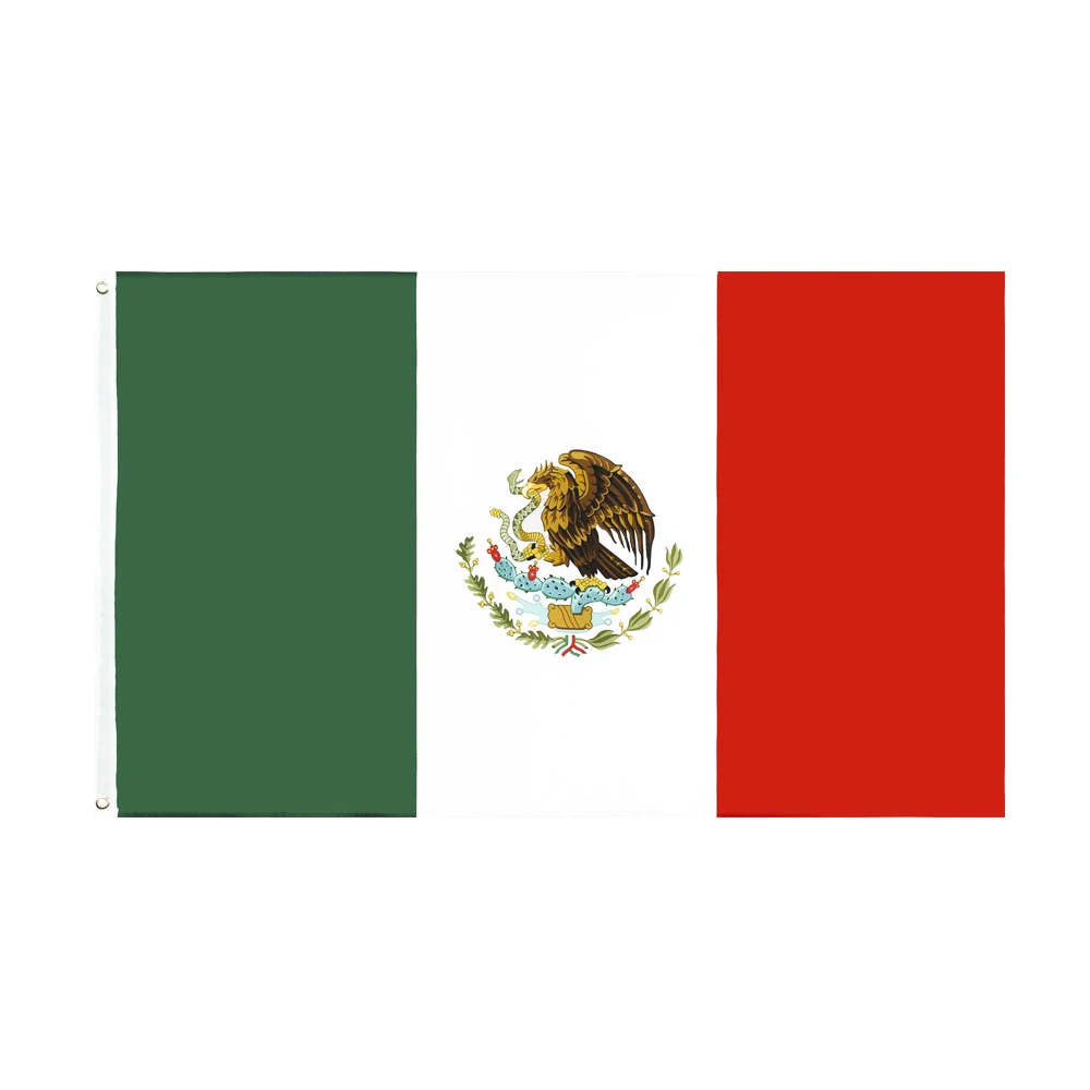 FLAGHUB 60X90 90X150cm Mexico Nation Home Decoration Outdoor Polyester Mexico Flag