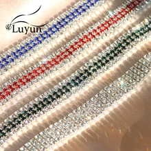 Luyun кольцо ювелирные изделия хрустальный Теннисный браслет женские ювелирные изделия новые браслеты из нержавеющей стали на руку аксессуары