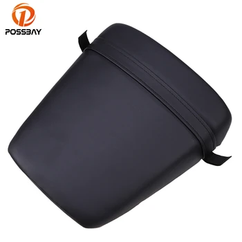 

POSSBAY Motorcycle Rear Seat Cover Pillion Cushion Black Leather For Yamaha YZF R6 1998 1999 2000 2001 2002 ATV Moto Bike