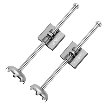 

1 Pair Telescopic Fishing Box Lifting Foot Lengthening Legs Fish Accessory Fishing box lifting foot Bait Storage Case Detachable