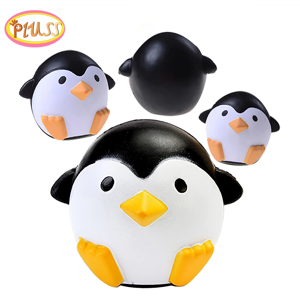 

Black and White Penguins Squishy Slow Rising PU Foam Toys Decompression Toy Cream Scented Collections Kids Gifts