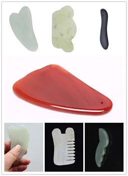 

Natural Jade Stone Guasha Board Massage Tool SPA Therapy Guasha Massager Antistress Body Care Scraping Board