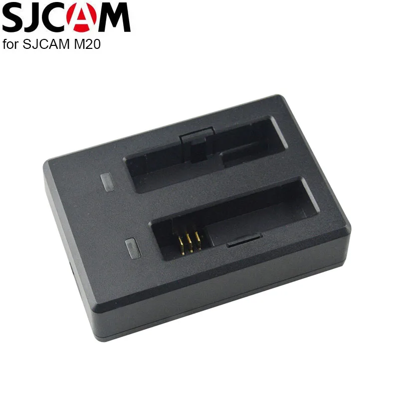 SJCAM M20 аксессуары настольное зарядное устройство для M20 батарея двойной слот зарядное устройство для аккумулятора для M20 Спортивная DV камера