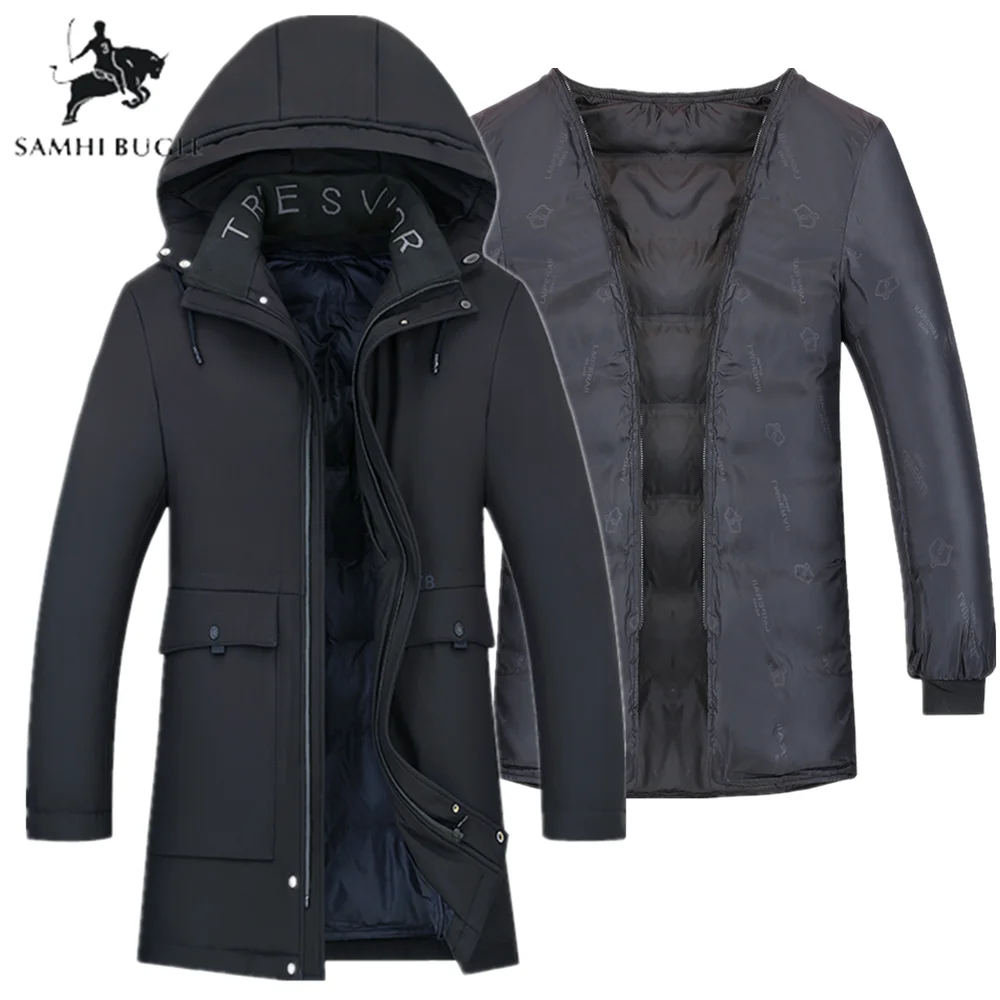Winter Jacket Men 2020 Cotton Padded Warm Parka Coat Military Casual Hooded Mide-Long Male Down Jacket Windbreaker Men Winter Jacket Men 2020 Cotton Padded Warm Parka Coat Military Casual Hooded Mide-Long Male Down Jacket Windbreaker Men