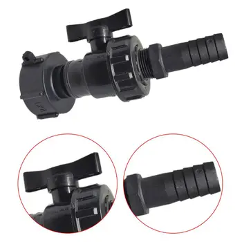 

IBC Fittings Adapter Water Tank Connector Kit to Barbed Hose Outlet Home Improvement Pipe Fittings Facility Accessories