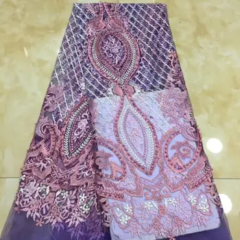 

best quality DiuDiu-10.5605 embroidered African Tulle Lace Fabric African French Lace Fabric with embroidery