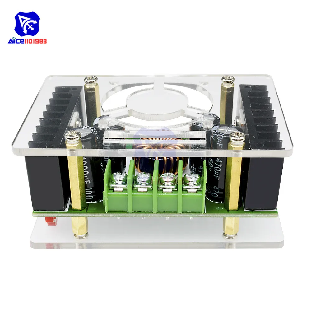 Diymore CC/CV Регулируемая DC 10 60V DC/DC 32 в пост 10A модуль ldo понижающего преобразователя