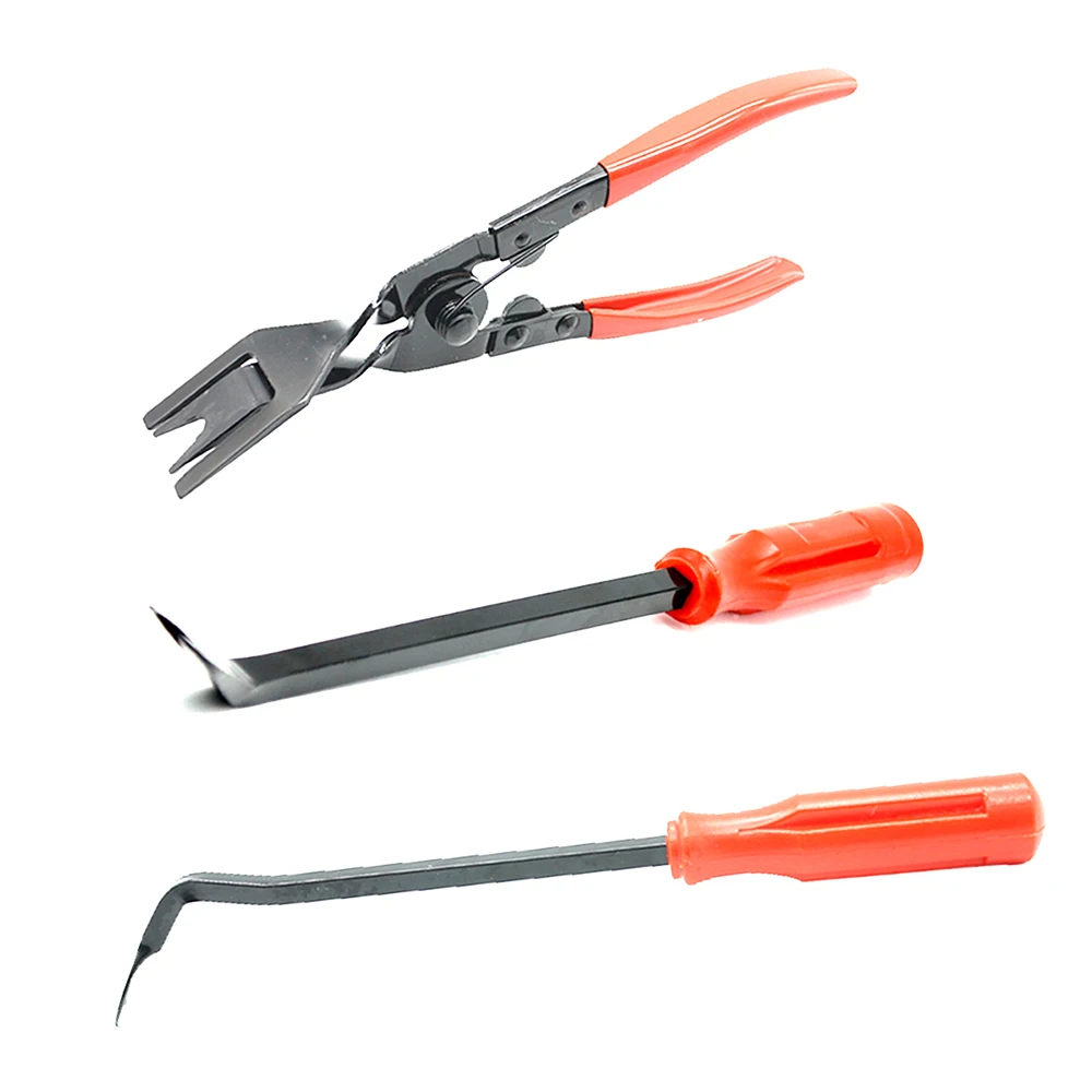 

Universal Car Door Trim Clip Removal Plier Tool Auto Door Panel Remover Combo Dash Panel Pry Bar Kit