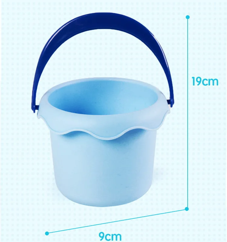 Cassia Seed Beach Toys Soft Plastic Soft Silcone Bathroom Children Cute Dredging Tool Car Bucket Spatula
