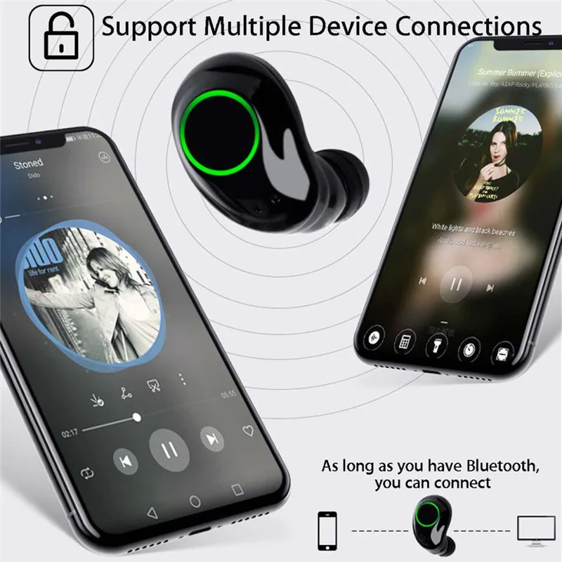 X23 TWS bluetooth 5,0 гарнитуры сенсорное управление Беспроводные наушники с микрофоном спортивные наушники для xiaomi iPhone samsung noise canceling headphone Earphones true wireless earbuds