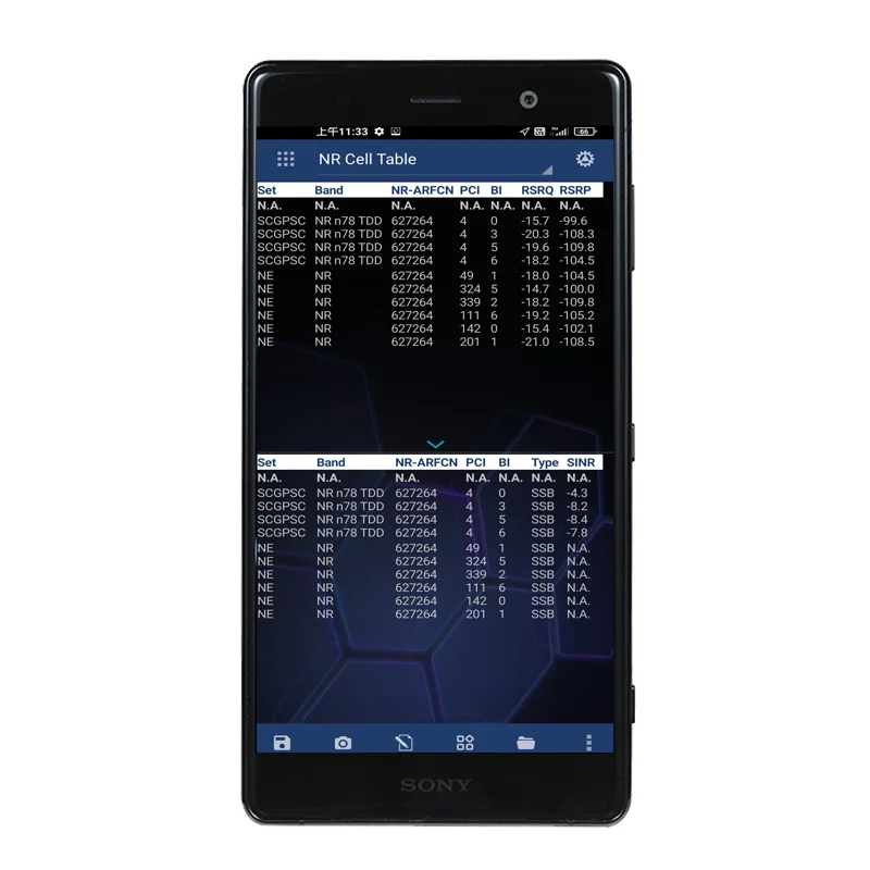 

Nemo Handy Nemo Phone XZ2P H8166 Drive Test Phone Support GSM HSPA LTE NR Measurements For NEMO Outdoor Test