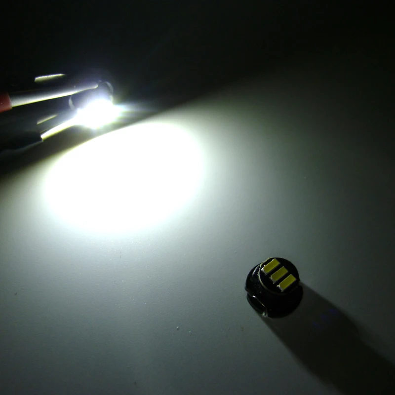10x Поворотная лампа T4.7 Led ACC автоматический климат контроль Тире Инструмент кластерный светильник переключатель лампы для Saab 9-3 9-5 900 9000 - Испускаемый цвет: Белый