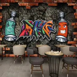 На заказ 3D настенная Фреска настенная бумага домашний декор музыка граффити 3D фото настенная бумага улица Artisc для гостиной спальни