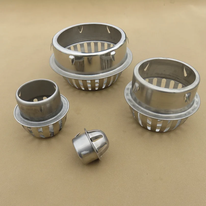 H4cbc287dff4e490db0fa9264dabdd585l Stainless Steel Balcony Roof Round Large Displacement Anti-blocking Floor Drain Outdoor Rain Bucket Drainage Floor Drain Mallzona