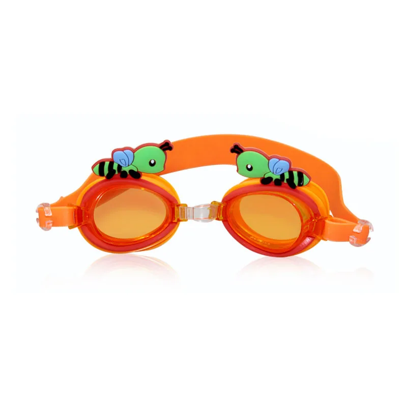 Детские очки для плавания солнцезащитные очки анти туман УФ Защита тренировочная маска детские очки чехлы пчела для краба, рыбы Дельфин