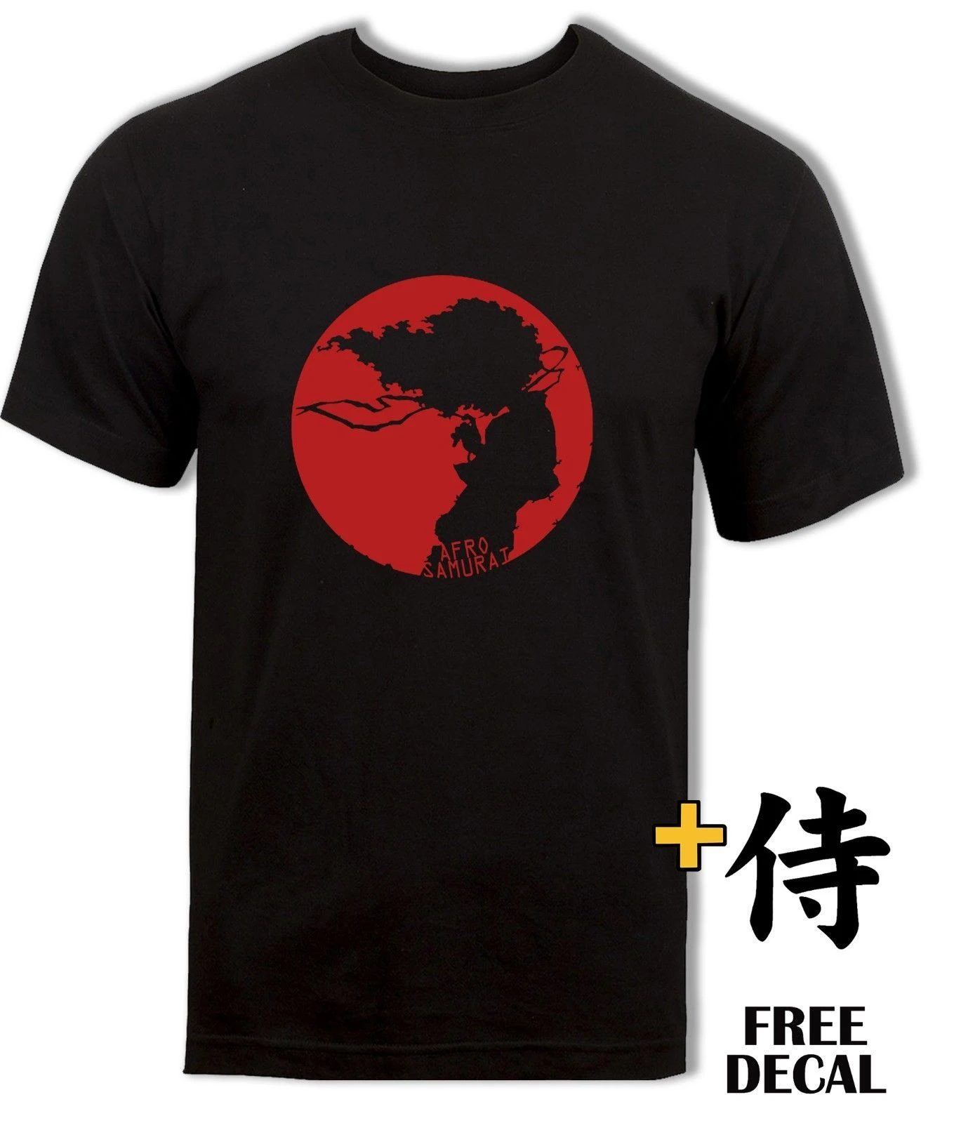 アフロサムライ Tシャツ剣士忍者 Jinnosuke アニメマンガギフトトップメンズ黒 Tシャツユニセックス Tシャツ T Shirts Aliexpress