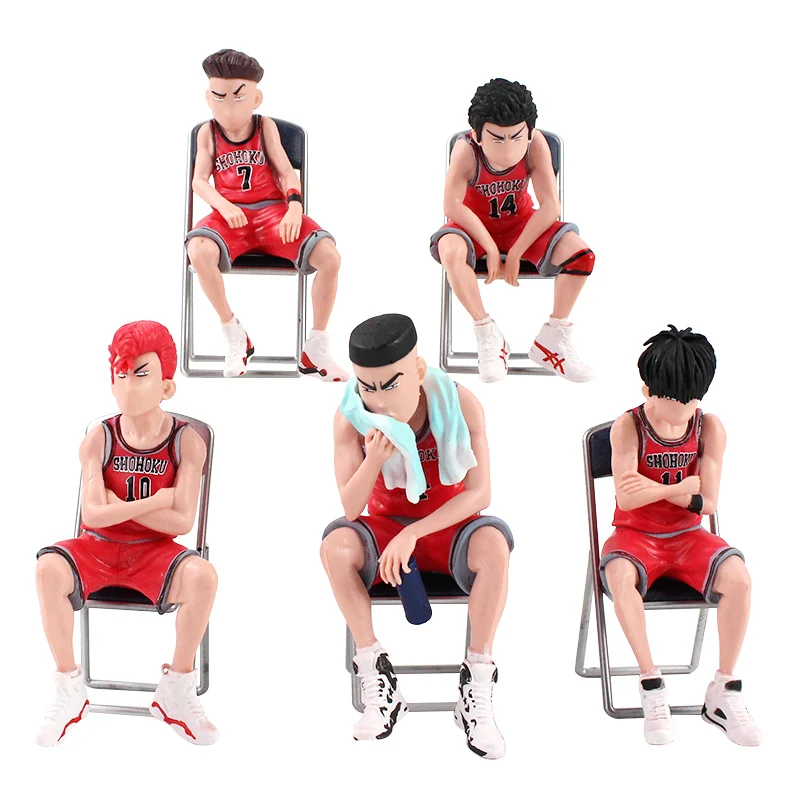 5 шт./компл. аниме Dunk рисунок ханамичи сакураги Rukawa Kaede Акаги Такенори Мияги Ryota ПВХ фигурка игрушки