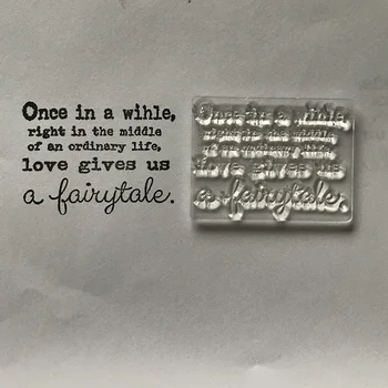 

Clear Stamps wedding Pattern Transparent Silicone Seals for diy Valentine Verse Clear stamp