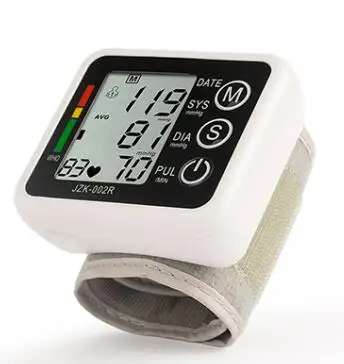 

Digital LCD Wrist Blood Pressure Monitor High Accuracy Measuring Apparatu Health Care Battery Automatic Blood Pressure Measuring