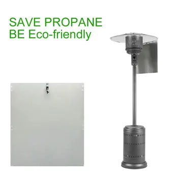 

Winter Outdoor Warm Patio Heater Courtyard Reflector Shield Heaters For Patio Propane Natural Gas Courtyard Heater Reflector