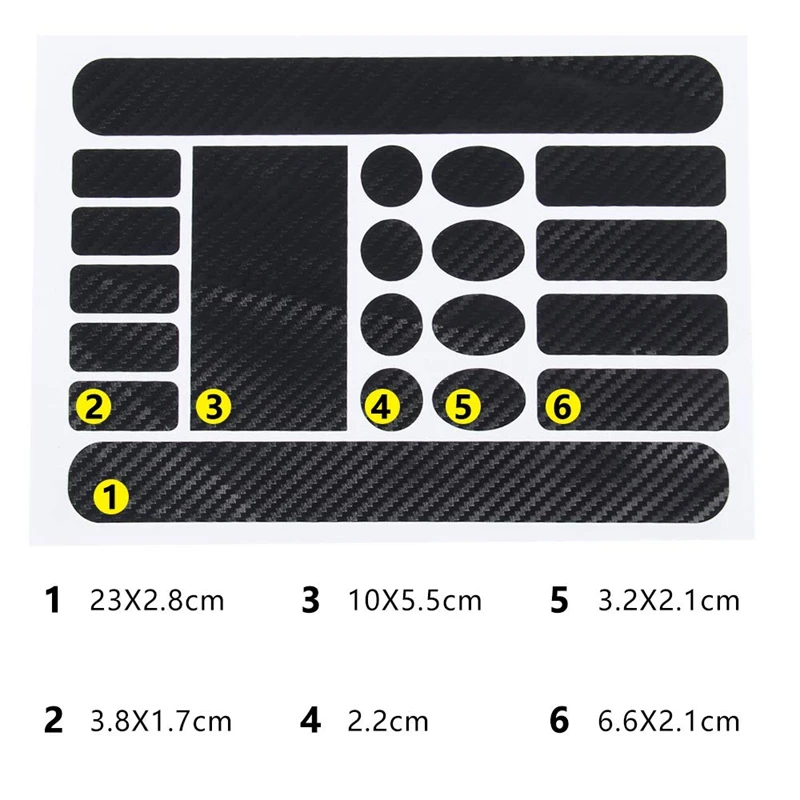 10PCS Mountain Bike Frame Front Fork Protective Film Scratch-Resistant Rhinoceros Hide Sticker for Mountain Bike Frame and Chain
