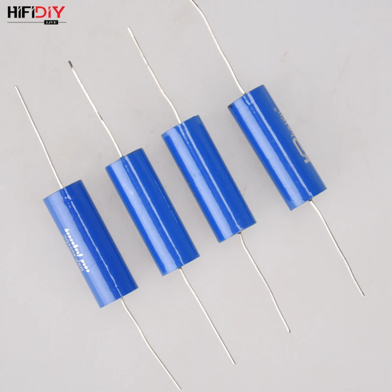 HIFIDIY LIVE Blue MKP capacitor non-polar frequency divider capacitor AUDIO nourishments 8.2uf 10uf 12uf 15uf 18uf22uf 33uf 47uf