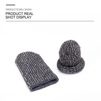 

Gaming Finger Sleeve Touchscreen Finger Gloves Conductive Fiber Cap Breathable Touch and Sensitive for Mobile Phone Games