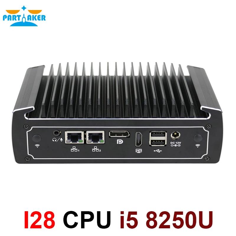 Причастник безвентиляторный мини компьютер 8-го поколения Intel Core i5 8250u 4k мини ПК двойной Nic Barebone Nvidia шт с слотом для sim-карты Причастник безвентиляторный мини компьютер 8-го поколения Intel Core i5 8250u 4k мини ПК двойной Nic Barebone Nvidia шт с слотом для sim-карты