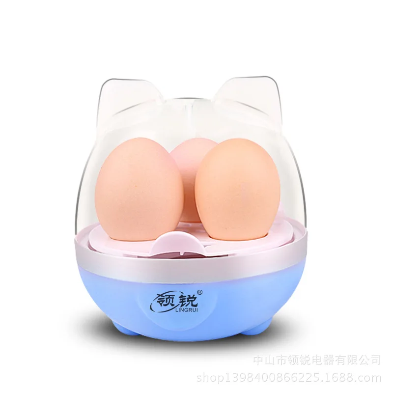 

Manufacturers Sharp Collar New Style Small egg cokker Direct Selling Egg Boiler 1-3 Egg Steamer Breakfast Machine Gift