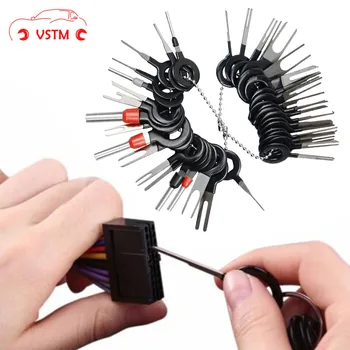 

38Pcs/Set New Car Terminal Removal Electrical Wiring Crimp Connector Pin Extractor Kit Automobiles Terminal Repair Hand Tools