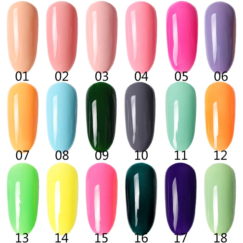12 Color Gel Nail Polish Varnish Extension Kit with 15pcs/36pcs Led Uv Nail Lamp Kit for Manicure S