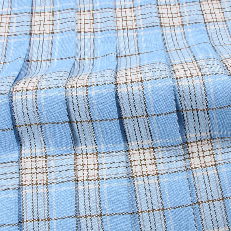 Короткие юбки в японском и корейском стиле для школьниц небесно голубая