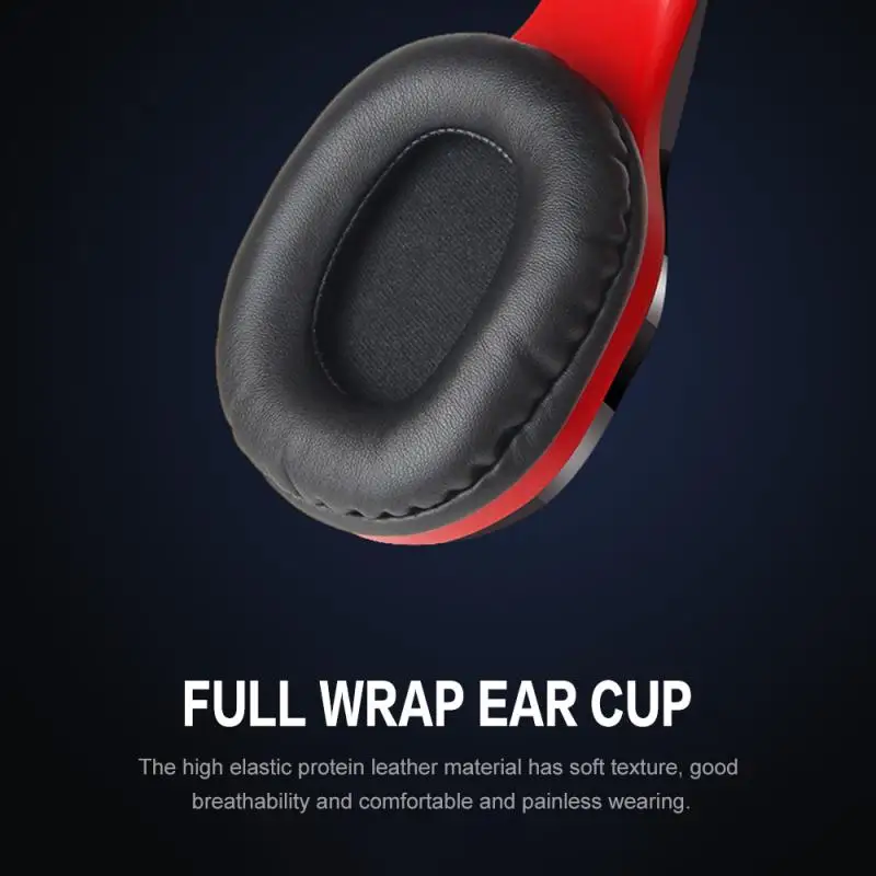 Беспроводные спортивные Bluetooth наушники T5 5 0 складные Hi Fi стереонаушники с