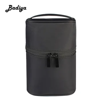 

Hot Cylinder Cosmetic Case Travel Multifunction Waterproof Large Capacity Handbag Organizer Toiletry Makeup Bags Storage Bag