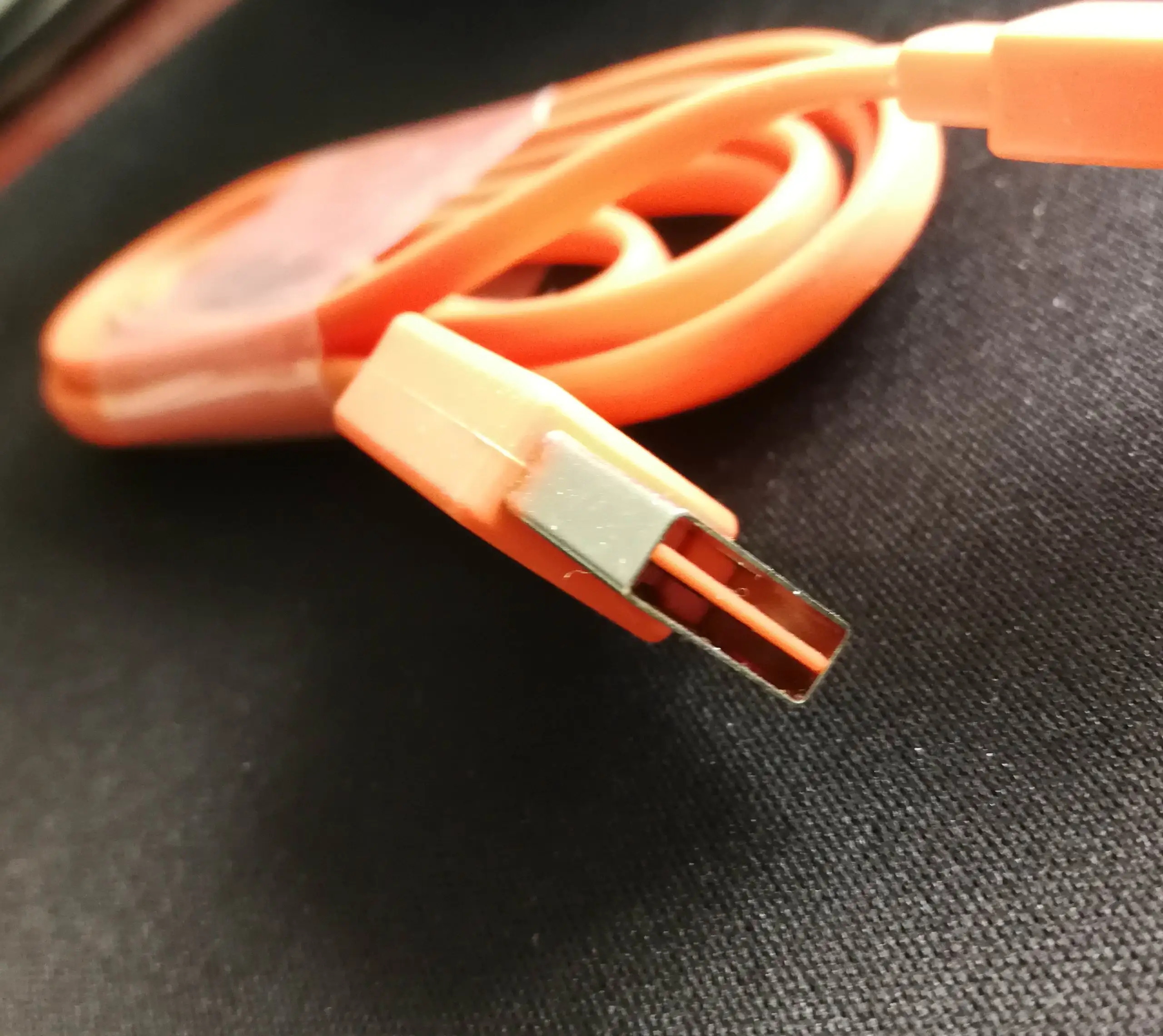 Оранжевый USB кабель для зарядки шнур линии лапши JBL Charge 3 + Flip3 Flip2 bluetooth