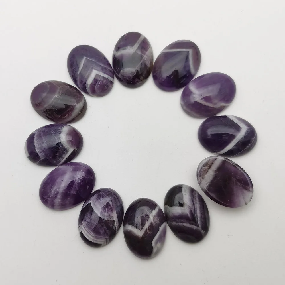 Fashion wolf teeth Amethysts natural stone beads for jewelry making 25X18MM cab cabochon charm 12Pcs/lot wholesale | Украшения и