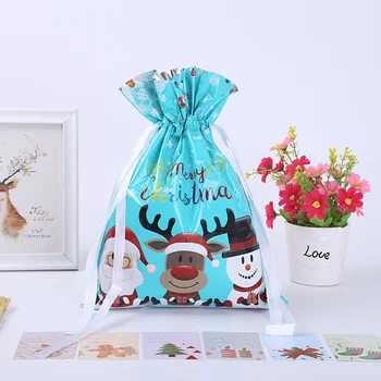 

30pcs Christmas Gift Bag Drawstring Bags Present Wrap Large Medium Sack