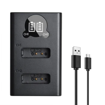 

NB-13L Charger NB 13L NB13L Battery LED Dual USB Charger for Canon PowerShot G5 X G5X G7 X G7X G9 X G9X Digital Camera Battery.