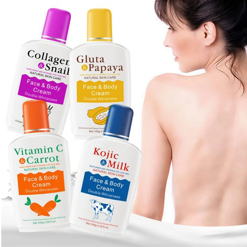 Vitamin C Carrot Bleaching Face Body Cream Skin Whitening Lotion